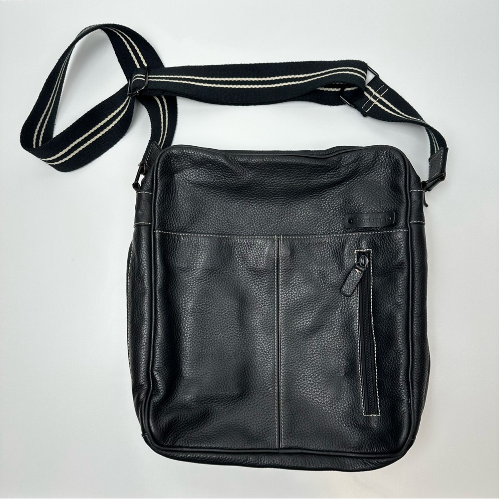 StorkSak London Leather Diaper Bag Unisex
